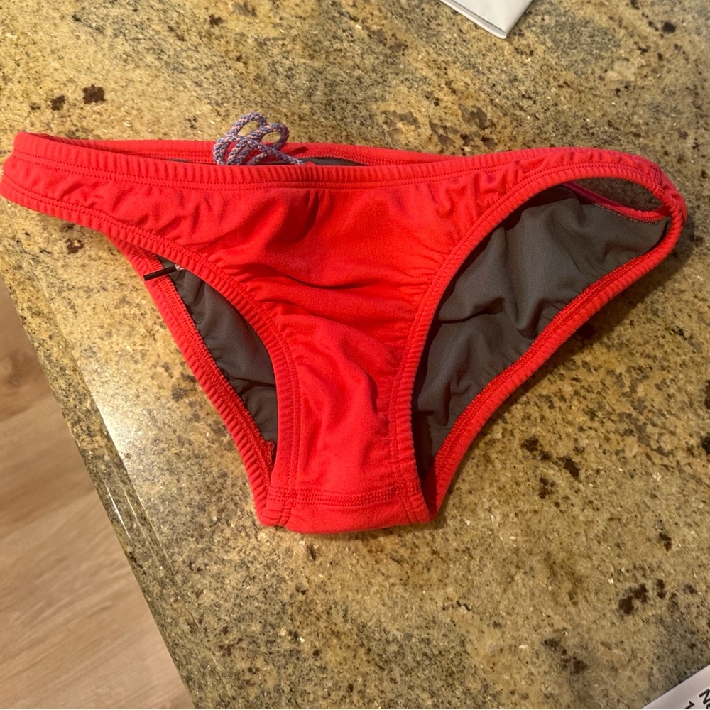 Jolyn Clothing Red Bikini Bottom